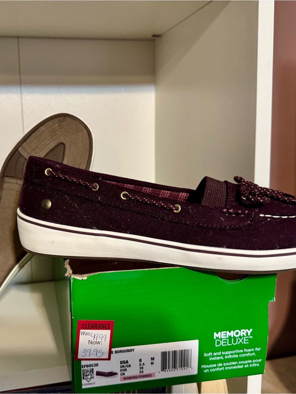 Grasshoppers Women's Burgundy Slip-On Loafer